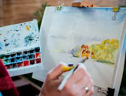 Bloc etival aquarelle clairefontaine a3 10f