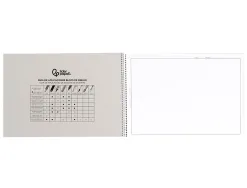 Bloc liderpapel papier dessin artistique spirale avec encadrement 180g/m2 format a3 460x325mm 20f