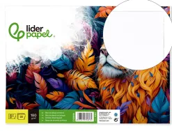 Bloc liderpapel papier dessin artistique encollé sans encadrement 180g/m2 format a4+ 230x325mm 20f