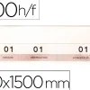 Bloc liderpapel passe partout papier microperforé 3 coupons détachables 50x150mm 100 feuilles triplis