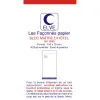 Bloc maître d'hôtel elve papier autocopiant numéroté 1/50 75x150mm 50 duplis bleu rouge
