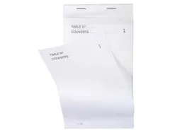 Bloc maître d'hôtel exacompta autocopiant numéroté 1/50 96x170mm 50 triplis