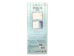 Bloc notes adhesives imaginovo marque pages chiot 120 feuilles 8x15x48 mm