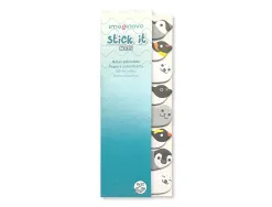Bloc notes adhesives imaginovo marque pages pingouin 120 feuilles 8x15x48 mm