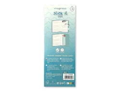 Bloc notes adhesives imaginovo marque pages pingouin 120 feuilles 8x15x48 mm