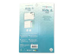 Bloc notes adhesives imaginovo marque pages pingouin 120 feuilles 8x15x48 mm