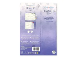 Bloc notes adhesives imaginovo marque pages chat 120 feuilles 8x15x48 mm