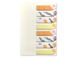 Bloc notes adhesives imaginovo marque pages patte 120 feuilles 8x15x48 mm