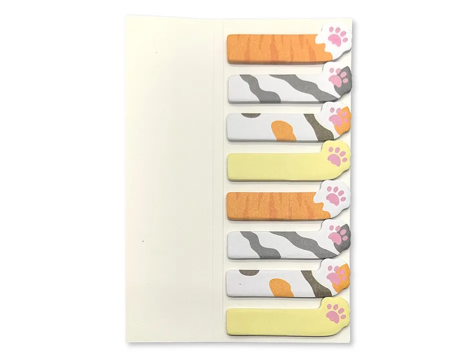 Bloc notes adhesives imaginovo marque pages patte 120 feuilles 8x15x48 mm