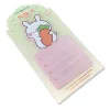 Bloc notes imaginovo adhesifs bunny avec support 20 feuilles coloris orange 60x125 mm