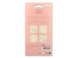 Bloc notes imaginovo adhesifs letter avec message au dos lion 20 feuilles 85x164 mm