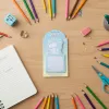 Bloc notes imaginovo adhesifs bunny avec support ours bleu 20 feuilles 60x125 mm