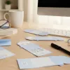 Bloc notes imaginovo adhesifs letter avec message au dos chien 20 feuilles 85x164 mm