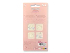 Bloc notes imaginovo adhesifs letter avec message au dos chien 20 feuilles 85x164 mm