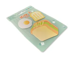 Bloc notes imaginovo adhesifs foodies sandwich tailles assorties 20 feuilles