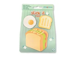 Bloc notes imaginovo adhesifs foodies sandwich tailles assorties 20 feuilles