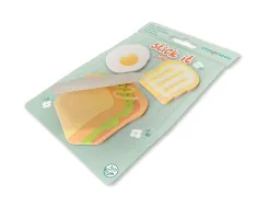 Bloc notes imaginovo adhesifs foodies sandwich tailles assorties 20 feuilles