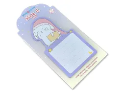 Bloc notes imaginovo adhesifs bunny avec support 20 feuilles coloris violet 60x125 mm
