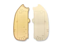 Bloc notes imaginovo adhesifs letter avec message au dos chat 20 feuilles 85x164 mm