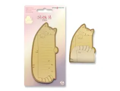 Bloc notes imaginovo adhesifs letter avec message au dos chat 20 feuilles 85x164 mm