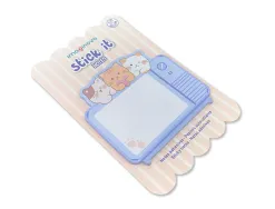 Bloc notes imaginovo adhesifs meow television 20 feuilles 70x70 mm