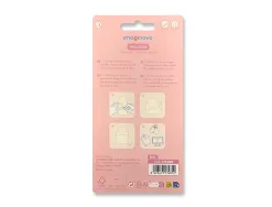 Bloc notes imaginovo adhesifs letter avec message au dos chevre 20 feuilles 85x164 mm