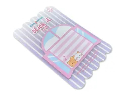 Bloc notes imaginovo adhesifs meow fenetre 20 feuilles 70x70 mm