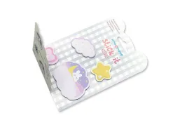 Bloc notes imaginovo adhesifs surprise autocollant surprise tailles assorties 20 feuilles coloris violet