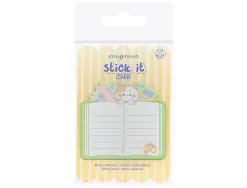 Bloc notes imaginovo adhesifs meow cahier 20 feuilles 70x70 mm
