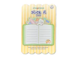 Bloc notes imaginovo adhesifs meow cahier 20 feuilles 70x70 mm