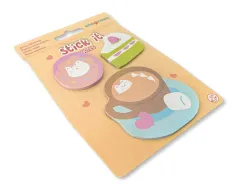Bloc notes imaginovo adhesifs foodies cafe tailles assorties 20 feuilles