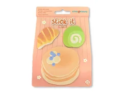 Bloc notes imaginovo adhesifs foodies pancakes tailles assorties 20 feuilles