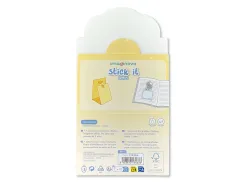 Bloc notes imaginovo adhesifs bunny avec support chat bleu 20 feuilles 60x125 mm