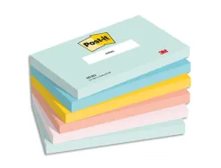 Bloc notes post-it beach sides 76 x 127mm, 6 blocs 100 feuilles