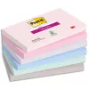 Bloc notes post-it super sticky collection soulful 76 x 127mm 6 blocs 90 feuilles