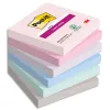 Bloc notes post-it super sticky collection soulful 76 x 76mm, 6 blocs 90 feuilles