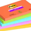 Bloc notes post-it super sticky collection boost 76 x 127mm, 5 blocs 90 feuilles