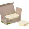 Bloc notes q-connect quick notes 76x76mm 100f adhesives repositionables coloris jaune pack 12 unites