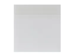 Bloc notes q-connect 76x76mm 50f semi-transparentes adhesives repositionables coloris blanc