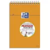 Bloc oxford mémo optik paper reliure intégrale 148x210mm 80f non perforées réglure 5x5mm