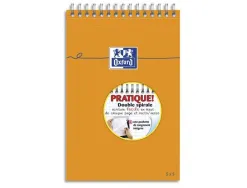Bloc oxford mémo optik paper reliure intégrale 148x210mm 80f non perforées réglure 5x5mm