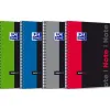 Bloc oxford notebook reliure intégrale couverture carton extra-rigide a4+ 245x310mm 160 pages 90g 5x5mm 4 trous