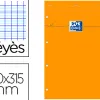 Bloc oxford orange a4 papier optik paper extra-blanc 80g couverture carte enduite 21x31,5cm 80 feuilles perforées séyès