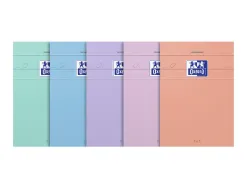 Bloc oxford smart agrafe 74x105mm 160 pages optik paper 5x5