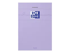 Bloc oxford smart agrafe 74x105mm 160 pages optik paper 5x5