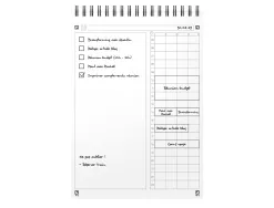 Bloc oxford task manager integrale 148x210mm 140p optik p. recto print tb day planner
