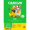 Bloc papier canson kids drawing 210x297mm 200 feuilles 90g coloris blanc