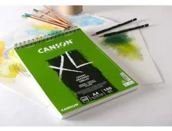Bloc papier dessin canson xl dessin 10 format a3 160 g 50 feuilles