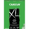 Bloc papier dessin canson xl dessin 10 format a4 160 g 50 feuilles