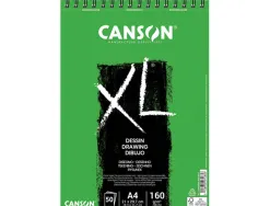 Bloc papier dessin canson xl dessin 10 format a4 160 g 50 feuilles